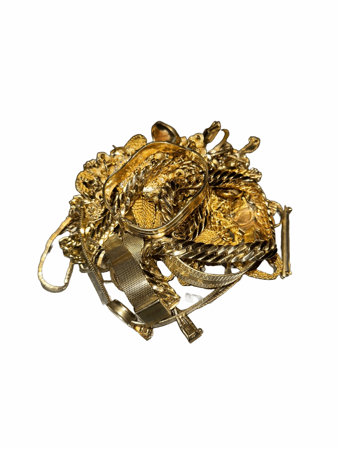 Gemischter Goldschmuck als Altgold